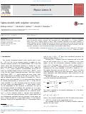 Cover page: Sigma models with negative curvature