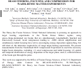 Cover page: BEAM STEERING, FOCUSING AND COMPRESSION FOR WARM-DENSE MATTER EXPERIMENTS