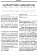 Cover page: Bone Age and Mineral Density Assessments Using Plain Roentgenograms in Tenofovir-exposed Infants in Malawi and Brazil Enrolled in HIV Prevention Trials Network 057