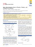 Cover page: Davis–Beirut Reaction: Route to Thiazolo‑, Thiazino‑, and Thiazepino‑2H‑indazoles