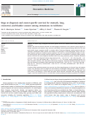 Cover page: Stage at diagnosis and cancer-specific survival for stomach, lung, colorectal, and bladder cancers among Armenians in California