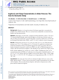 Cover page: Kyphosis and Sleep Characteristics in Older Persons: The Rancho Bernardo Study