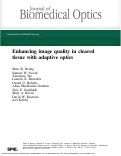 Cover page: Special Section Guest Editorial:Adaptive Optics and Wavefront Control for Biological Systems