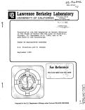 Cover page: TABLE OF RADIOACTIVE ISOTOPES