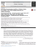 Cover page: Harnessing Neuroimaging Capability in Pediatric Stroke: Proceedings of the Stroke Imaging Laboratory for Children&nbsp;Workshop