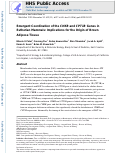 Cover page: Emergent Coordination of the CHKB and CPT1B Genes in Eutherian Mammals: Implications for the Origin of Brown Adipose Tissue