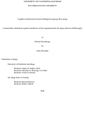 Cover page: Cognitive and Neural Control in Bilingual Language Processing