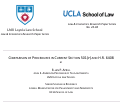 Cover page of Comparison of Procedures in Current Section 501(p) and H.R. 6408