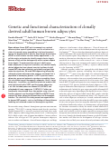 Cover page: Genetic and functional characterization of clonally derived adult human brown adipocytes