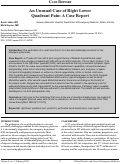 Cover page: An Unusual Case of Right Lower Quadrant Pain: A Case Report