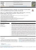 Cover page: Carbon sequestration potential, challenges, and strategies towards climate action in smallholder agricultural systems of South Asia