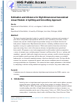 Cover page: Estimation and Inference for High Dimensional Generalized Linear Models: A Splitting and Smoothing Approach.