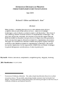 Cover page: Efficient Division of Profits from Complementary Innovations