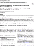 Cover page: Lessons for Understanding Central Nervous System HIV Reservoirs from the Last Gift Program