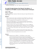 Cover page: Accurate Prostate Volumes from Manual Calculations-A Comparison of PI-RADS v2 and v2.1 Measurement Techniques.