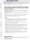 Cover page: Greater Experience of Negative Non-Target Emotions by Patients with Neurodegenerative Diseases Is Related to Lower Emotional Well-Being in Caregivers