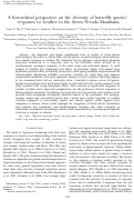 Cover page: A hierarchical perspective on the diversity of butterfly species' responses to weather in the Sierra Nevada Mountains