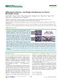 Cover page: Differential Collective- and Single-Cell Behaviors on Silicon Micropillar Arrays