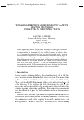 Cover page: Towards a precision measurement of theta13 with reactor neutrinos: 
Initiatives in the United States