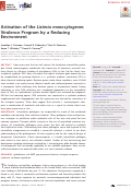 Cover page: Activation of the Listeria monocytogenes Virulence Program by a Reducing Environment