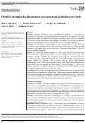 Cover page: Flexible drought deciduousness in a neotropical understory herb