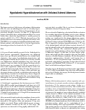 Cover page: Hypokalemic Hyperaldosteronism with Unilateral Adrenal Adenoma