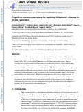 Cover page: Cognitive outcome measures for tracking Alzheimer's disease in Down syndrome