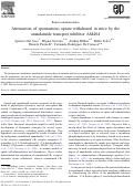 Cover page: Attenuation of spontaneous opiate withdrawal in mice by the anandamide transport inhibitor AM404