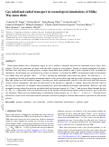 Cover page: Gas infall and radial transport in cosmological simulations of Milky Way-mass disks