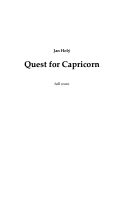 Cover page: Quest for Capricorn