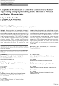 Cover page: Longitudinal Determinants of Consistent Condom Use by Partner Type Among Young Injection Drug Users: The Role of Personal and Partner Characteristics