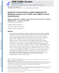 Cover page: Trajectories of social anxiety, cognitive reappraisal, and mindfulness during an RCT of CBGT versus MBSR for social anxiety disorder