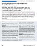 Cover page: Rural Residence and Chronic Obstructive Pulmonary Disease Exacerbations. Analysis of the SPIROMICS Cohort