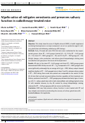 Cover page: Nigella sativa oil mitigates xerostomia and preserves salivary function in radiotherapy-treated mice.