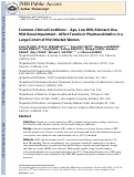 Cover page: Common clinical conditions – age, low BMI, ritonavir use, mild renal impairment – affect tenofovir pharmacokinetics in a large cohort of HIV-infected women