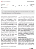 Cover page: Characteristics and challenges of the clinical pipeline of digital therapeutics