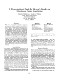 Cover page: A Computational Basis for Brown's Results on Morpheme Order Acquisition