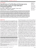 Cover page: Quantification of Cas9 binding and cleavage across diverse guide sequences maps landscapes of target engagement.