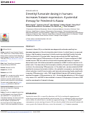 Cover page: Dimethyl fumarate dosing in humans increases frataxin expression: A potential therapy for Friedreich’s Ataxia