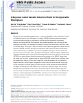 Cover page: A Bayesian Latent Variable Selection Model for Nonignorable Missingness