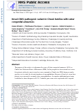 Cover page: Novel CRB1 pathogenic variant in Chuuk families with Leber congenital amaurosis.