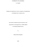 Cover page: Likelihood of organizations in the Los Angeles area implementing an earthquake early warning system