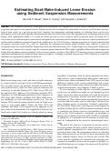 Cover page: Estimating Boat-Wake-Induced Levee Erosion using Sediment Suspension Measurements
