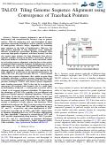 Cover page: TALCO: Tiling Genome Sequence Alignment Using Convergence of Traceback Pointers