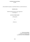 Cover page: The Unintended Consequence of Anti Patent Troll Laws on State Tax Revenues