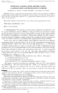 Cover page: Huffman Coding with Letter Costs: A Linear-Time Approximation Scheme