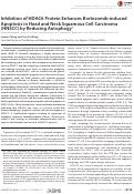 Cover page: Inhibition of HDAC6 Protein Enhances Bortezomib-induced Apoptosis in Head and Neck Squamous Cell Carcinoma (HNSCC) by Reducing Autophagy*