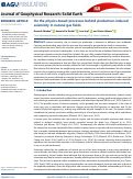 Cover page: On the physics‐based processes behind production‐induced seismicity in natural gas fields