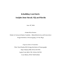 Cover page: Rebuilding Coral Reefs:Insights from Hawaii, Fiji, and Florida
