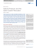 Cover page: Natural Products and the Gene Cluster Revolution